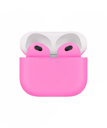 Caviar Customized Apple Airpods (3rd Generation) Wireless In-Ear Earbuds Matte Romance Pink